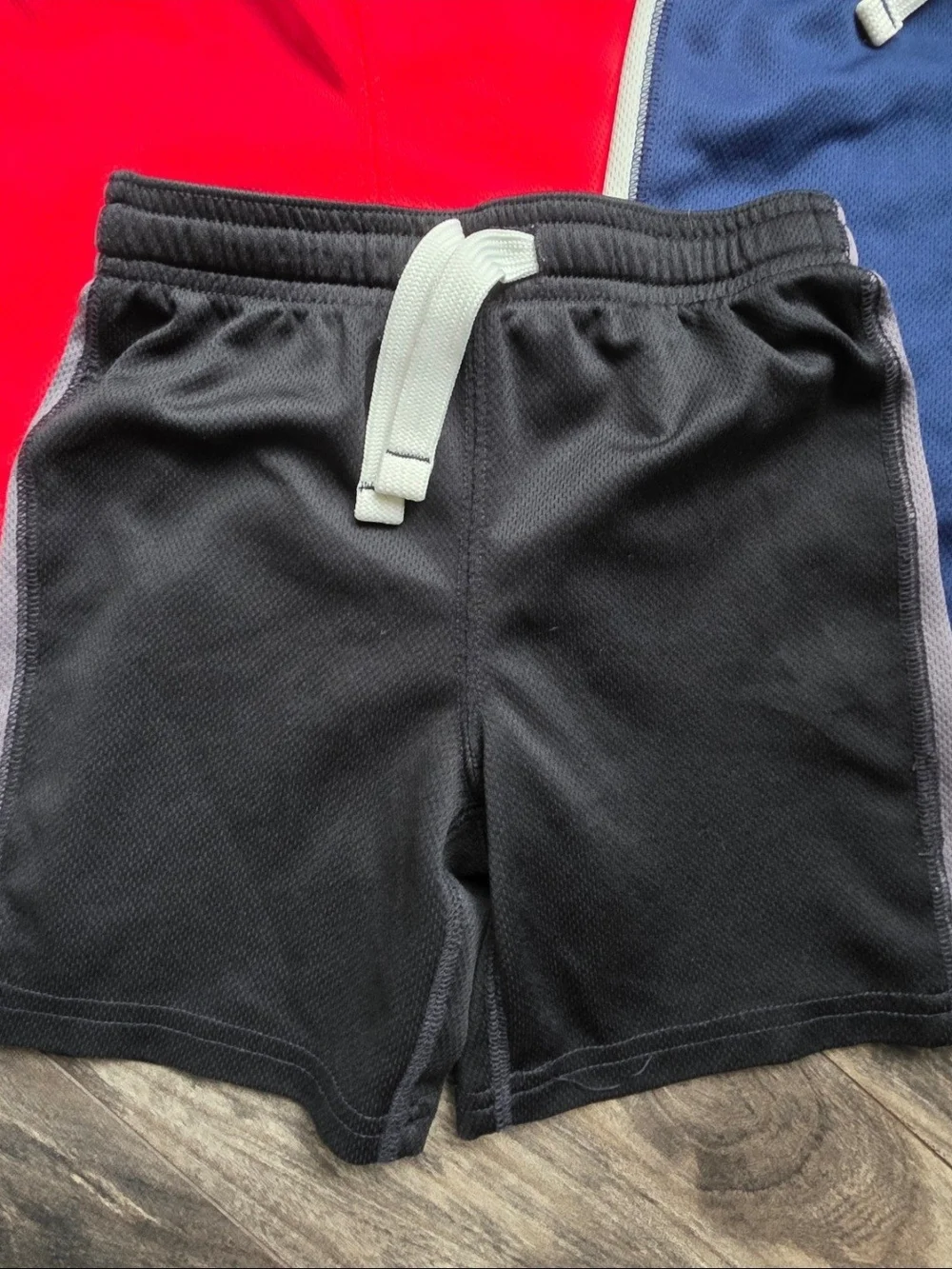 Carter's Boys' Athletic Drawstring Shorts — Red, Navy, Black & Gray